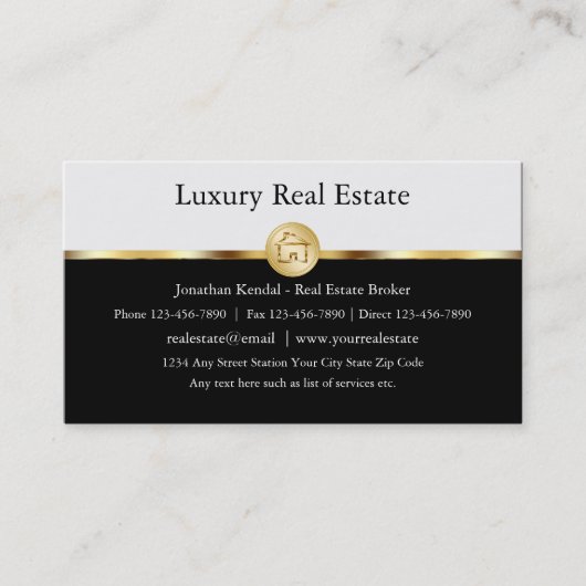 Cartes de visite de professionnel d'agent (Devant)