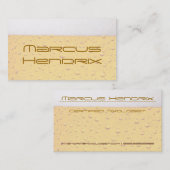 Cartes de visite de professionnel de bière (Devant / Derrière)