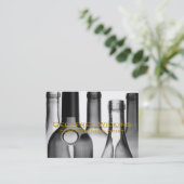 Cartes de visite de professionnel de bouteilles de (Debout devant)