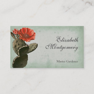 Cartes de visite de professionnel de fleur de