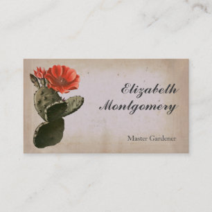 Cartes de visite de professionnel de fleur de
