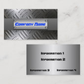 Cartes de visite de professionnel de plat de (Devant / Derrière)