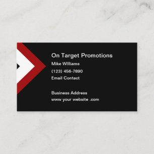 Cartes de visite de professionnel du marketing