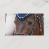 Cartes de visite de profil de cheval (Dos)