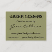 Cartes de visite de profil de la tour Eiffel Steam (Dos)