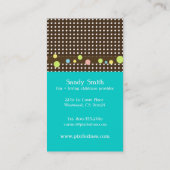 cartes de visite de puériculture (Dos)