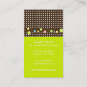 cartes de visite de puériculture (Dos)