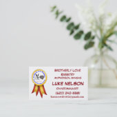 Cartes de visite de Rabbitry d'amour fraternel (Debout devant)