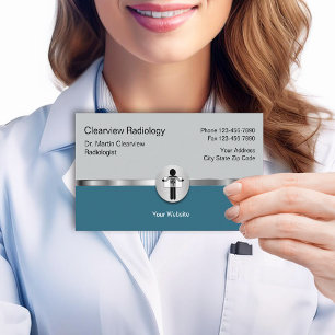 Cartes de visite de radiologie médicale