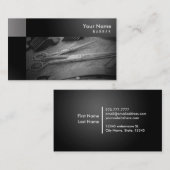 Cartes de visite de raseur-coiffeur (Devant / Derrière)