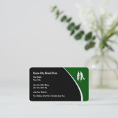 Cartes de visite de réadaptation des physiothérape (Debout devant)