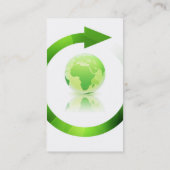 Cartes de visite de réchauffement climatique (Dos)