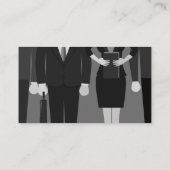 Cartes de visite de recherche de cadres (Dos)