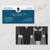 Cartes de visite de recherche de cadres (Devant / Derrière)