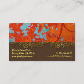 cartes de visite de récupération architecturale (Dos)