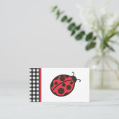 Cartes de visite de Red Ladybug (Debout devant)