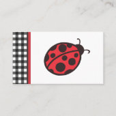 Cartes de visite de Red Ladybug (Devant)