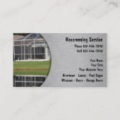 Cartes de visite de réécranage (Devant)
