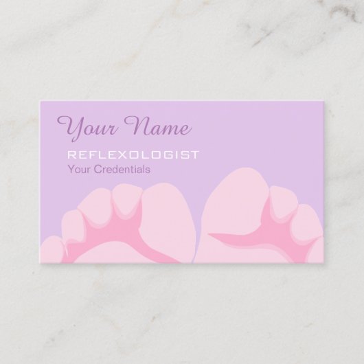 Cartes de visite de Reflexologist (Devant)