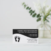 Cartes de visite de Reflexologist de (Debout devant)