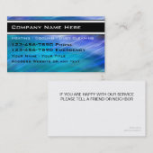 Cartes de visite de refroidissement de chauffage (Devant / Derrière)