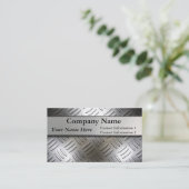 Cartes de visite de regard en métal de plat de (Debout devant)