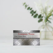 Cartes de visite de regard en métal de plat de (Debout devant)