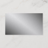 Cartes de visite de regard en métal d'or (Dos)