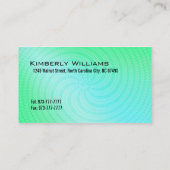 Cartes de visite de Reiki (Dos)