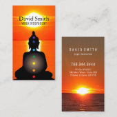 Cartes de visite de Reiki (Devant / Derrière)