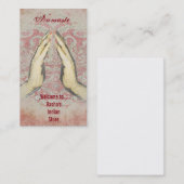 Cartes de visite de Reiki de guérisseur de (Devant / Derrière)
