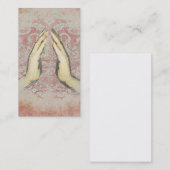 Cartes de visite de Reiki de guérisseur de (Devant / Derrière)