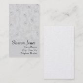 Cartes de visite de relief par argent (Devant / Derrière)