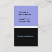 Cartes de visite de remorquage (Dos)