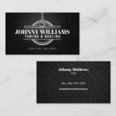 Cartes de visite de remorquage et de remorquage (Devant / Derrière)