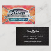 Cartes de visite de remorquage sur mesure (Devant / Derrière)