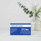 Cartes de visite de remorque RV (Debout devant)