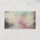 Cartes de visite de remous de musique (Dos)