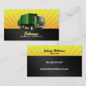 Cartes de visite de Removale de déchets (Devant / Derrière)