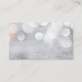 Cartes de visite de rendez-vous au ruban bleu mode (Dos)