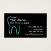 Cartes de visite de rendez-vous chez les dentistes (Devant)