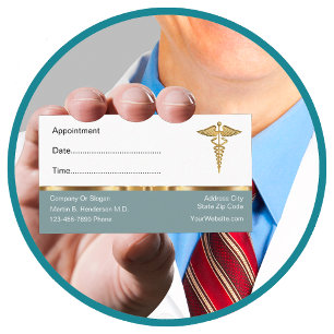 Cartes de visite de rendez-vous chez un Docteur Cl
