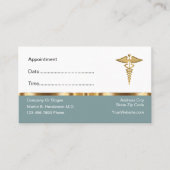 Cartes de visite de rendez-vous chez un Docteur Cl (Devant)