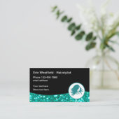 Cartes de visite de rendez-vous de beauté des chev (Debout devant)