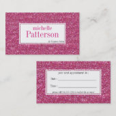 Cartes de visite de rendez-vous de parties (Devant / Derrière)