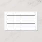 Cartes de visite de rendez-vous de podiatre de (Dos)