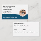 Cartes de visite de rendez-vous du médecin des soi (Devant / Derrière)