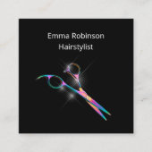 Cartes de visite de rendez-vous Glitzy Hairstylist (Devant)