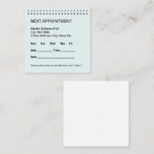 Cartes de visite de rendez-vous Médicales au cabin (Devant / Derrière)