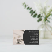 Cartes de visite de rendez-vous Médicales au cabin (Debout devant)